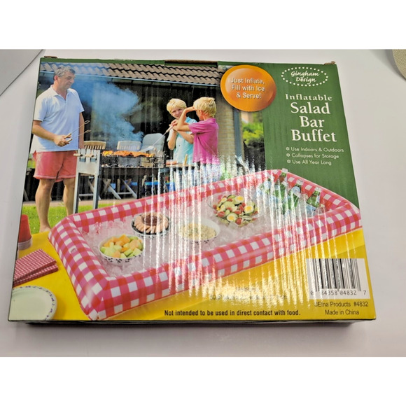 Inflatable Serving Bar Cooler for Parties salad bar buffet on ice NEW Yr. Round - Picture 1 of 4